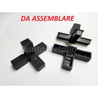 XL16274_GIUNTO-PER-TUBO-QUADRO-30x30x2-MM-A-QUATTRO-VIE
