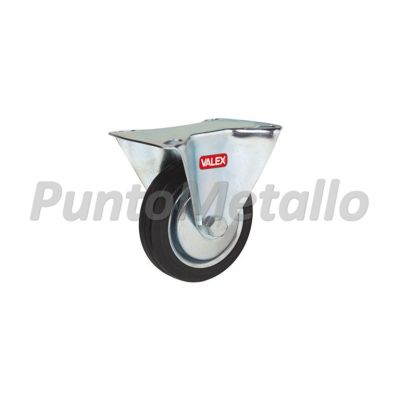 XL8726_RUOTA-IN-GOMMA-CON-SUPPORTO-A-PIASTRA-FISSA