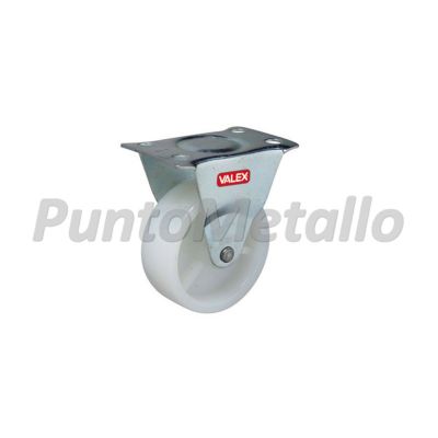 XL8729_RUOTA-IN-NYLON-CON-SUPPORTO-A-PIASTRA-FISSA