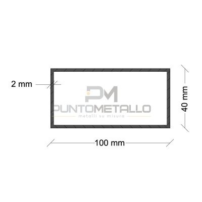 AL 100x40x2