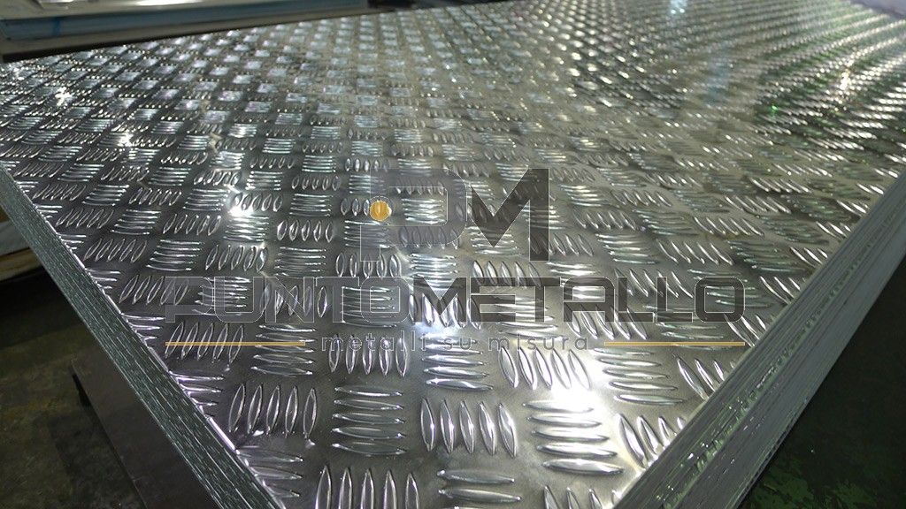 Lamiera Scanalata 3,5/5,0 Mm Alluminio Duetto Taglio Piastra - Foto 10