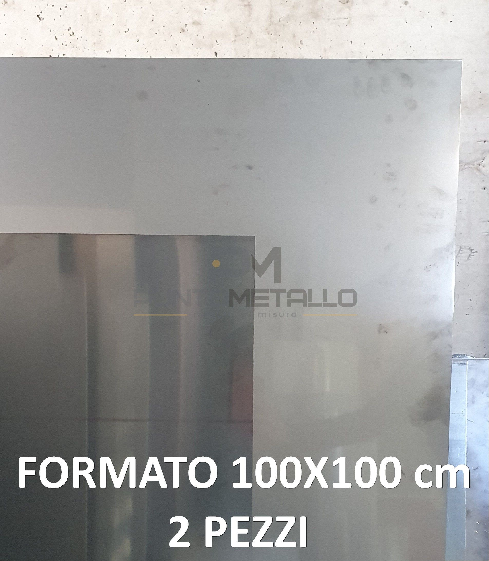 Lamiera In Acciaio Inox 304 - 200x100 Mm, Spessore 1 Mm